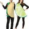 Rasta Imposta Costumes Taco And Lime Slice Couple Costume