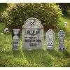 Fun World Tombstone 4 Piece Set Foam Props Decor Decorations & Props