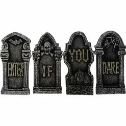 Sunstar Tombstone Set 4 Piece Decor Decorations & Props
