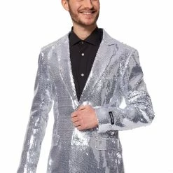Suitmeister Sequins Silver Men's Jacket