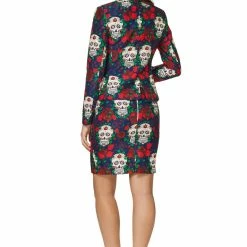 Suitmeister Day Of The Dead Patterned Women's Suit