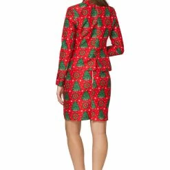 Suitmeister Christmas Trees Women's Patterned Suit Suits & Blazers