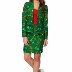 Suitmeister Christmas Patterned Women's Suit