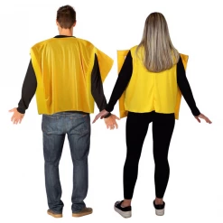 Rasta Imposta Kraft Singles Pack And Single Slice Cheese Couple Costume, Adult