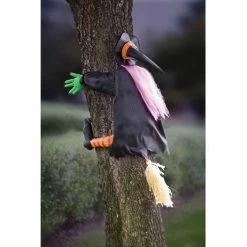 Gemmy 30" Crashing Witch Betty Bash Prop Wizard & Witches