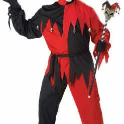 California Costumes Men's Plus Size Evil Jester Costume