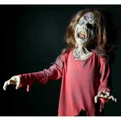 Distortions Decorations & Props Dead Dawn 4FT Prop Zombie Girl