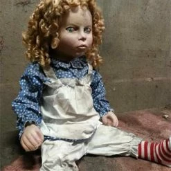 Distortions Decorations & Props Deadly Doll Frightronics Animated Halloween Doll Prop