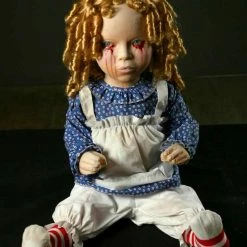 Distortions Decorations & Props Deadly Doll Frightronics Animated Halloween Doll Prop