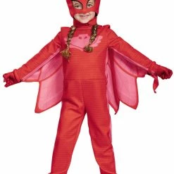 Disguise Girl's Owlette Deluxe Child & Toddler Costume PJ Masks Glow In The Dark Costumes