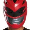 Disguise Masks Child's Red Ranger Vacuform Mask - Power Rangers Movie 2017
