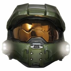 Disguise Child's Deluxe Master Chief Light-Up Helmet - Halo
