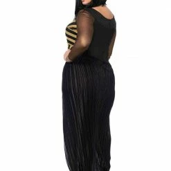 Leg Avenue Women's Plus Size Nile Queen Cleopatra Black & Gold Costume Costumes