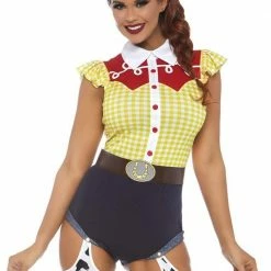 Leg Avenue Costumes Women's Giddy Up Cowgirl Sexy Costume