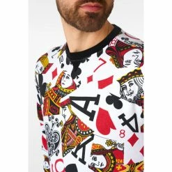 OppoSuits Suits & Blazers King Of Clubs Casino Mens Sweater
