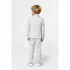 OppoSuits Suits & Blazers Groovy Grey Boy's Grey Suit