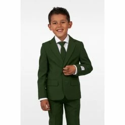 OppoSuits Suits & Blazers Glorious Green Boys Suit