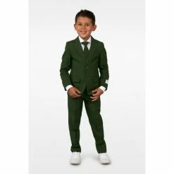OppoSuits Suits & Blazers Glorious Green Boys Suit