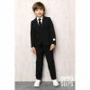 OppoSuits Black Knight Boy's Black Suit Suits & Blazers