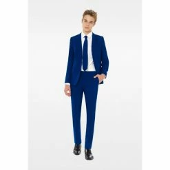 OppoSuits Suits & Blazers Navy Royale, Teen Boys Navy Blue Suit