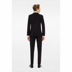 OppoSuits Black Knight Teen Boys Black Suit