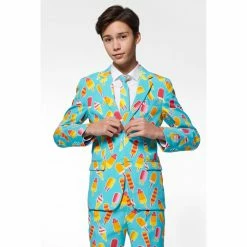 OppoSuits Suits & Blazers Cool Cones, Ice Cram Cone Teen Boys Suit