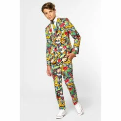 OppoSuits Street Vibes, Urban Graffiti Teen Boys Suit