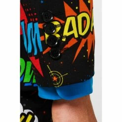 OppoSuits Badaboom Comic Book Men's Suit Suits & Blazers