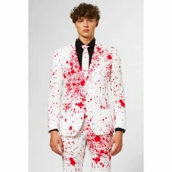 OppoSuits Bloody Harry Men's Patterned Halloween Suit