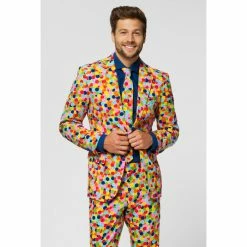OppoSuits Confetteroni Patterned Men's Confetti Suit