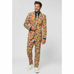 OppoSuits Confetteroni Patterned Men's Confetti Suit