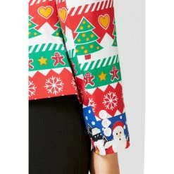 OppoSuits Suits & Blazers Snazzy Santa Women's Christmas Blazer