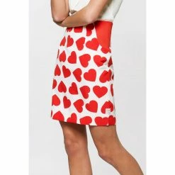 OppoSuits Queen Of Hearts Women's Valentines Heart Patterned Suit Suits & Blazers