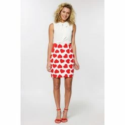 OppoSuits Queen Of Hearts Women's Valentines Heart Patterned Suit Suits & Blazers