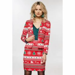 OppoSuits Winter Woman Women's Christmas Suit