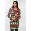 OppoSuits Suits & Blazers Festive Girl Women's Christmas Suit